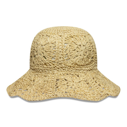 This is a New Era Paper Hat Beige Adventure Bucket Hat 3