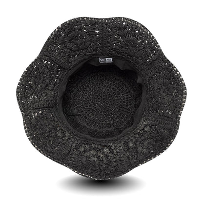 This is a New Era Paper Hat Black Adventure Bucket Hat 4
