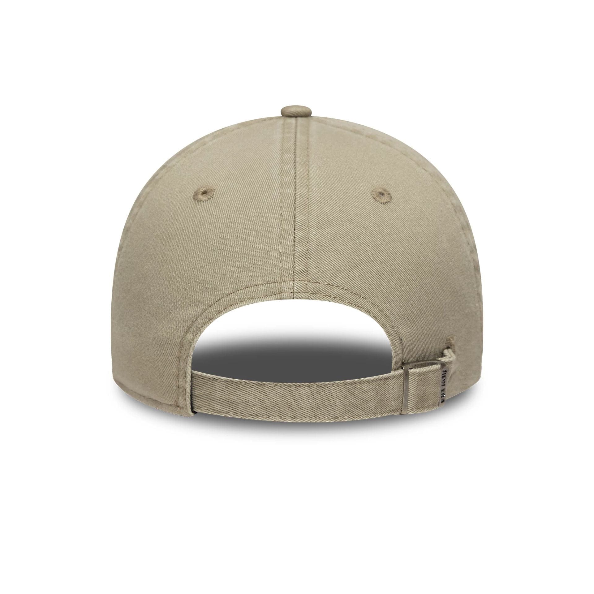 This is a New Era Japan Handwritten Beige 9TWENTY Adjustable Cap 6