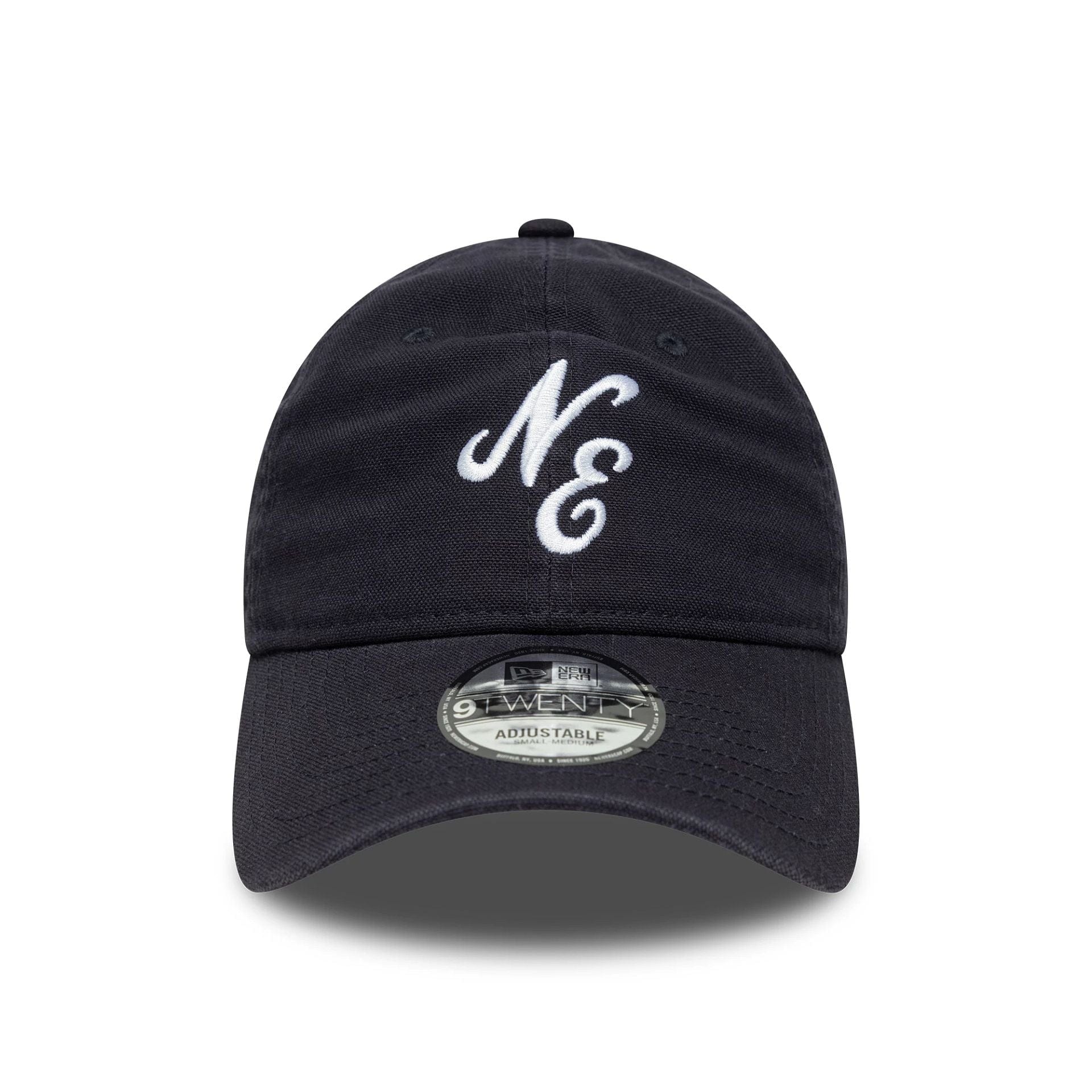 This is a New Era Washed Duck Navy 9TWENTY Adjustable Cap 2