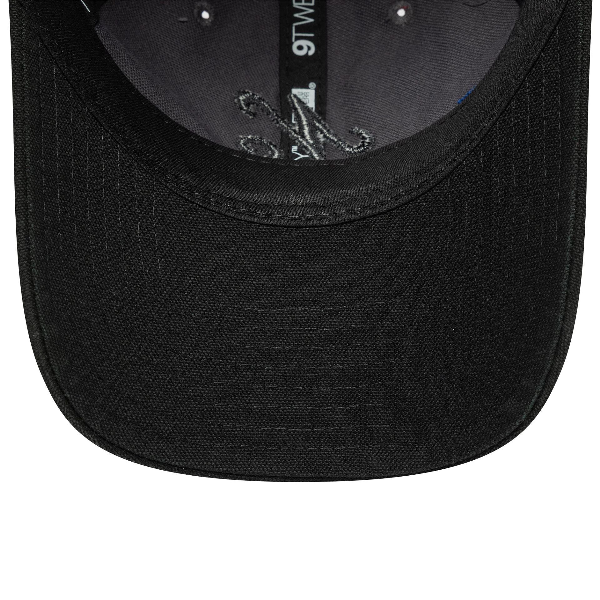 This is a New Era Washed Duck Black 9TWENTY Adjustable Cap 7