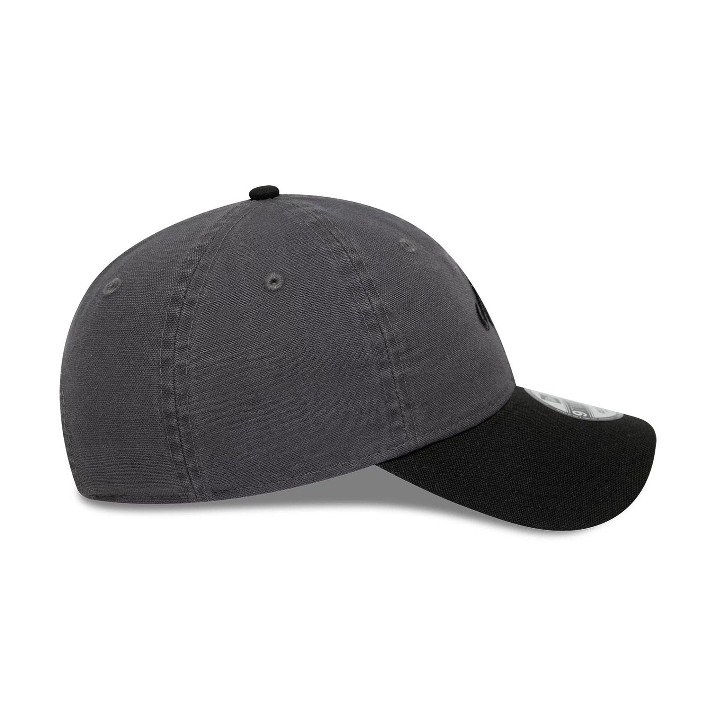 This is a New Era Washed Duck Black 9TWENTY Adjustable Cap 5