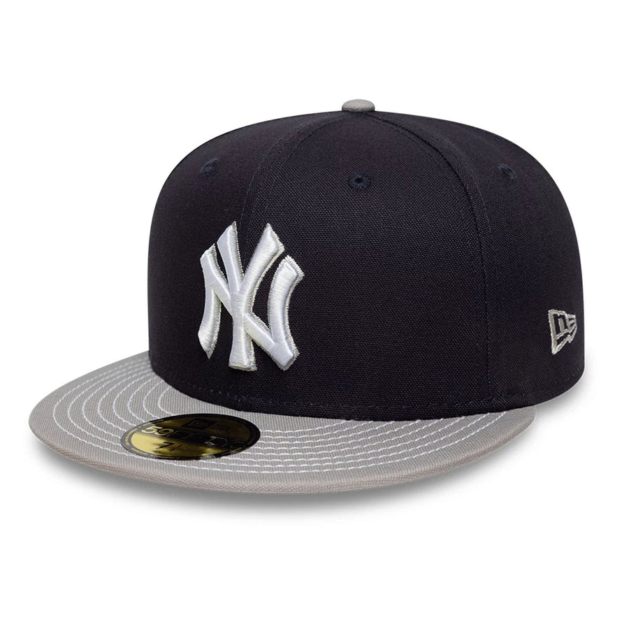 This is a New York Yankees MLB Duck Series Navy 59FIFTY Fitted Cap 1