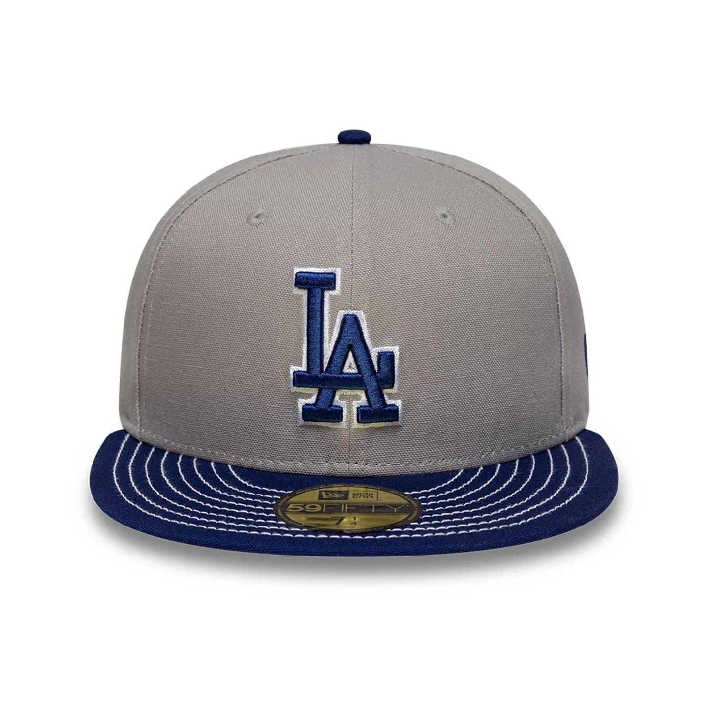 This is a LA Dodgers MLB Duck Series Blue 59FIFTY Fitted Cap 3
