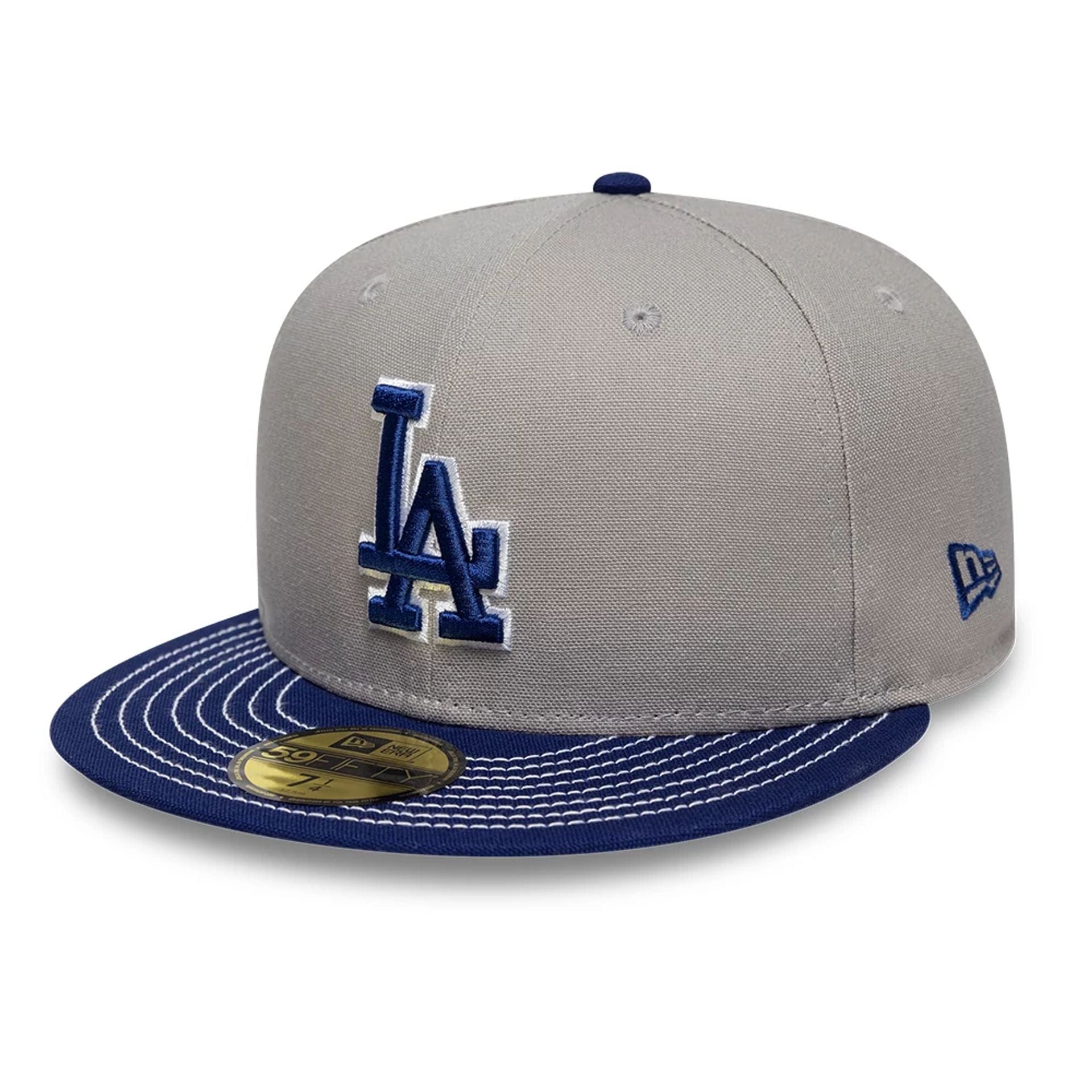 This is a LA Dodgers MLB Duck Series Blue 59FIFTY Fitted Cap 1