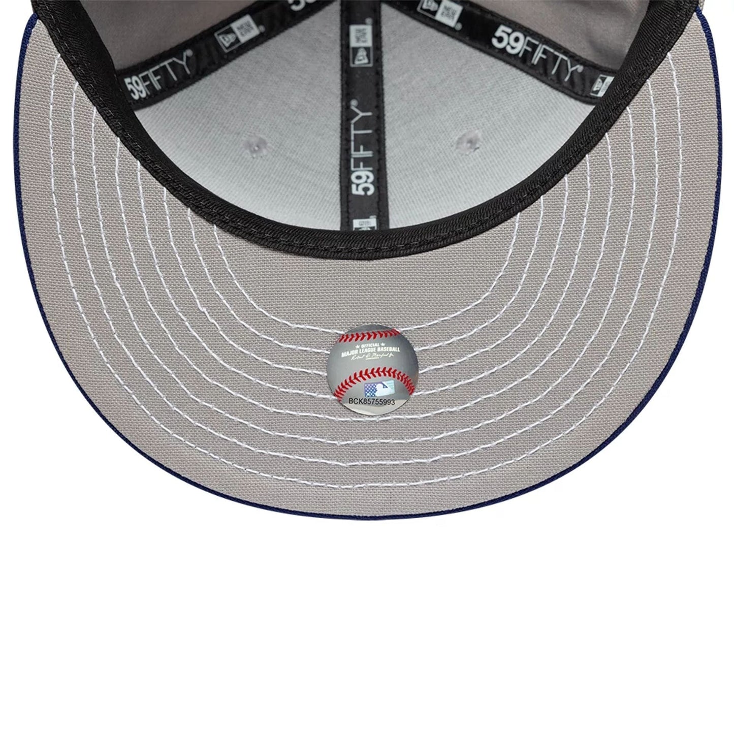 This is a LA Dodgers MLB Duck Series Blue 59FIFTY Fitted Cap 2