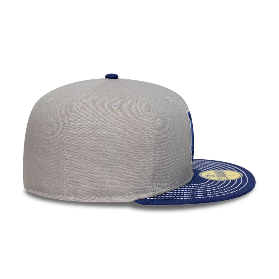 This is a LA Dodgers MLB Duck Series Blue 59FIFTY Fitted Cap 6