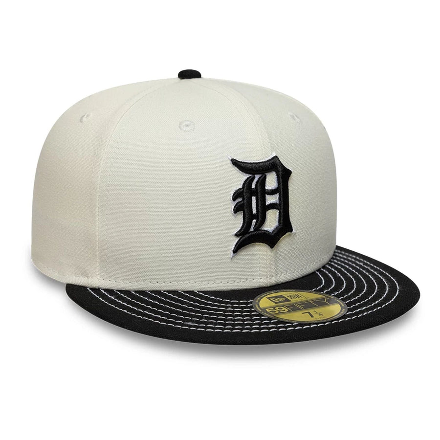 This is a Detroit Tigers MLB Duck Series Black 59FIFTY Fitted Cap 4
