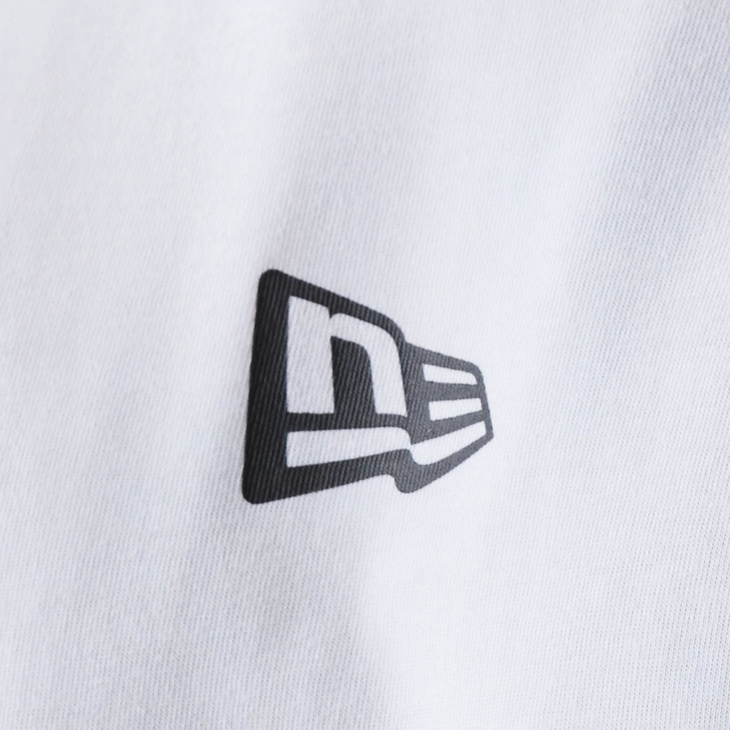 The Male model is wearing New Era Japan Mini Flag Logo White T-Shirt 4