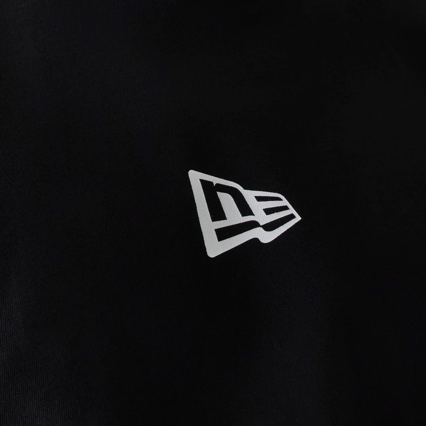 The Male model is wearing New Era Japan Mini Flag Logo Black T-Shirt 4