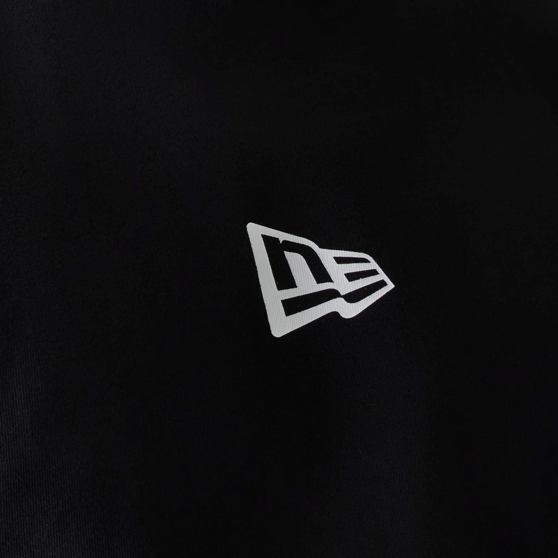 The Male model is wearing New Era Japan Mini Flag Logo Black T-Shirt 4