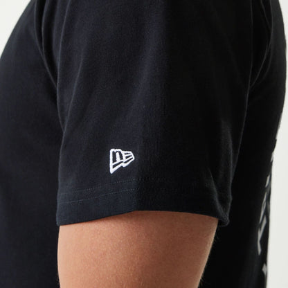 The Male model is wearing New Era Japan Circle Black T-Shirt 5