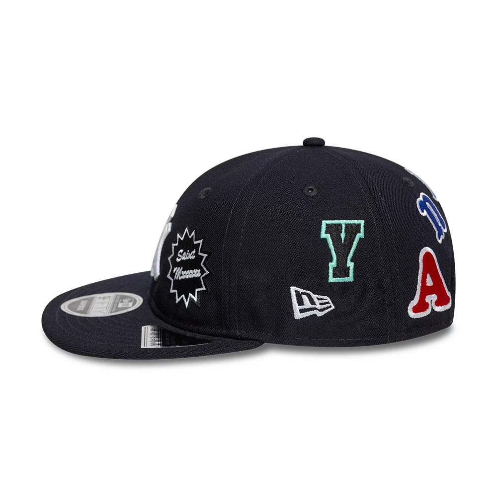 MLB X Saint Mxxxxxx New York Yankees Navy Retro Crown 9FIFTY Cap