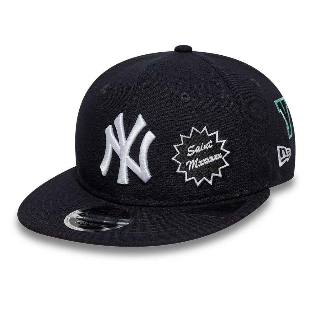 2/22発売　SAINT Mxxxxxx 新作　CAP NAVY MLB X Saint Mxxxxxx New York Yankees Navy Retro Crown 9FIFTY Cap