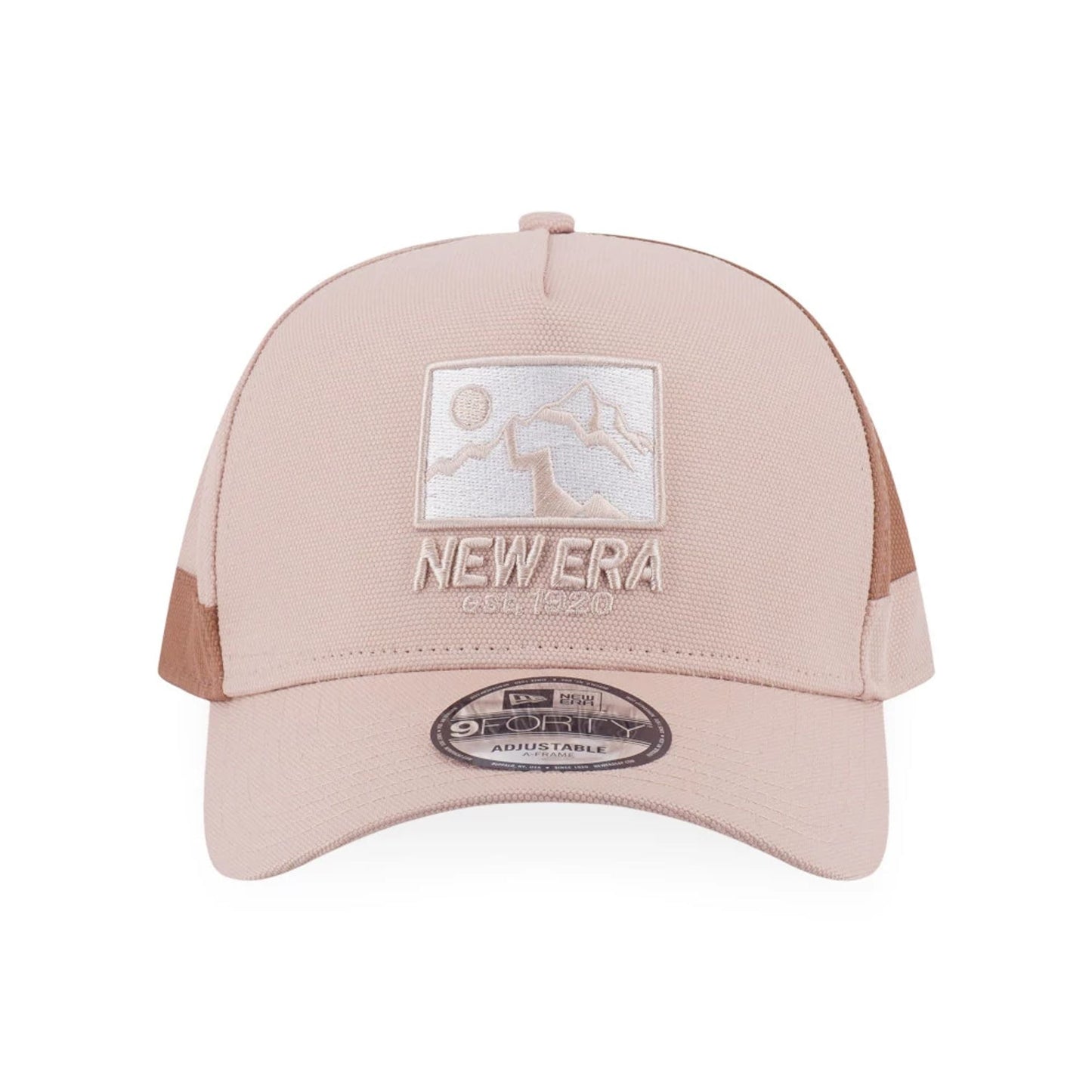 This is a Cordura Cream 9FORTY A-Frame Trucker Adjustable Cap 2