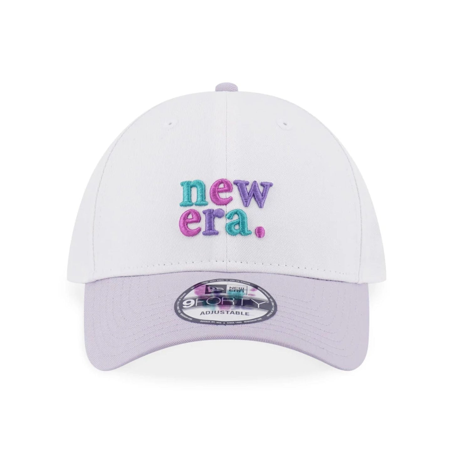 This is a New Era 90s Vibe White 9FORTY Adjustable Cap 2