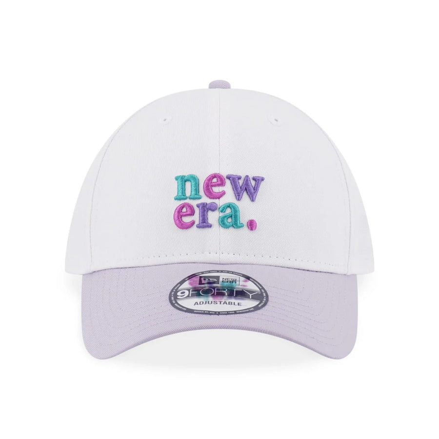 This is a New Era 90s Vibe White 9FORTY Adjustable Cap 2