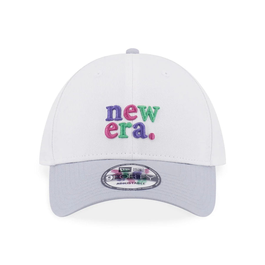 This is a New Era 90s Vibe White 9FORTY Adjustable Cap 2