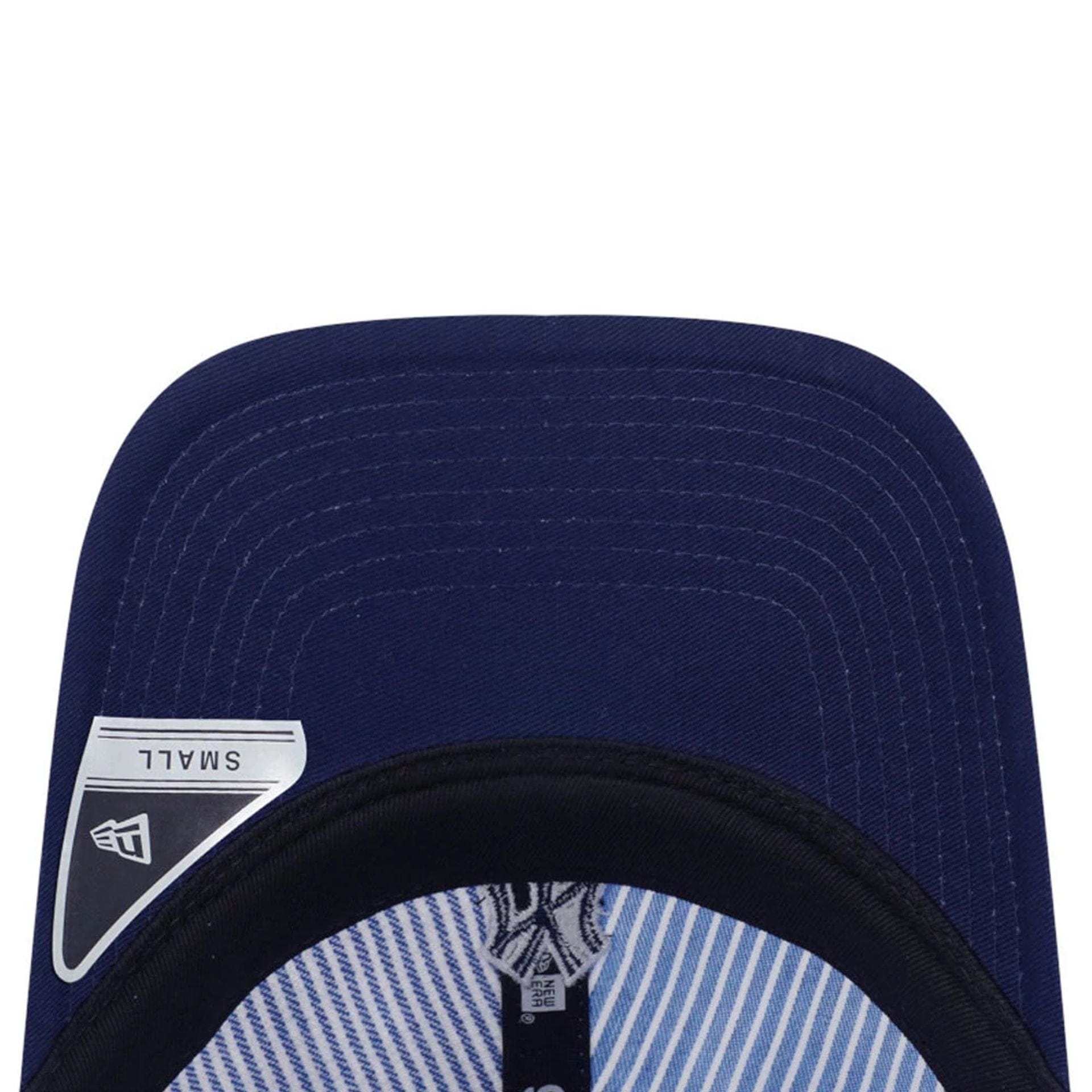 This is a New York Yankees MLB Patchwork Open Blue 9TWENTY Adjustable Cap 5