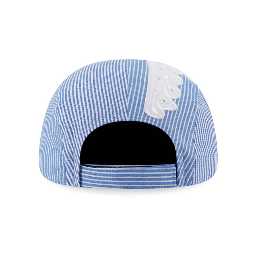 This is a New York Yankees MLB Patchwork Open Blue Camper Adjustable Cap 3