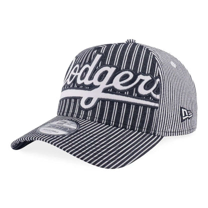 This is a LA Dodgers MLB Patchwork Grey 9FORTY A-Frame Adjustable Cap 1