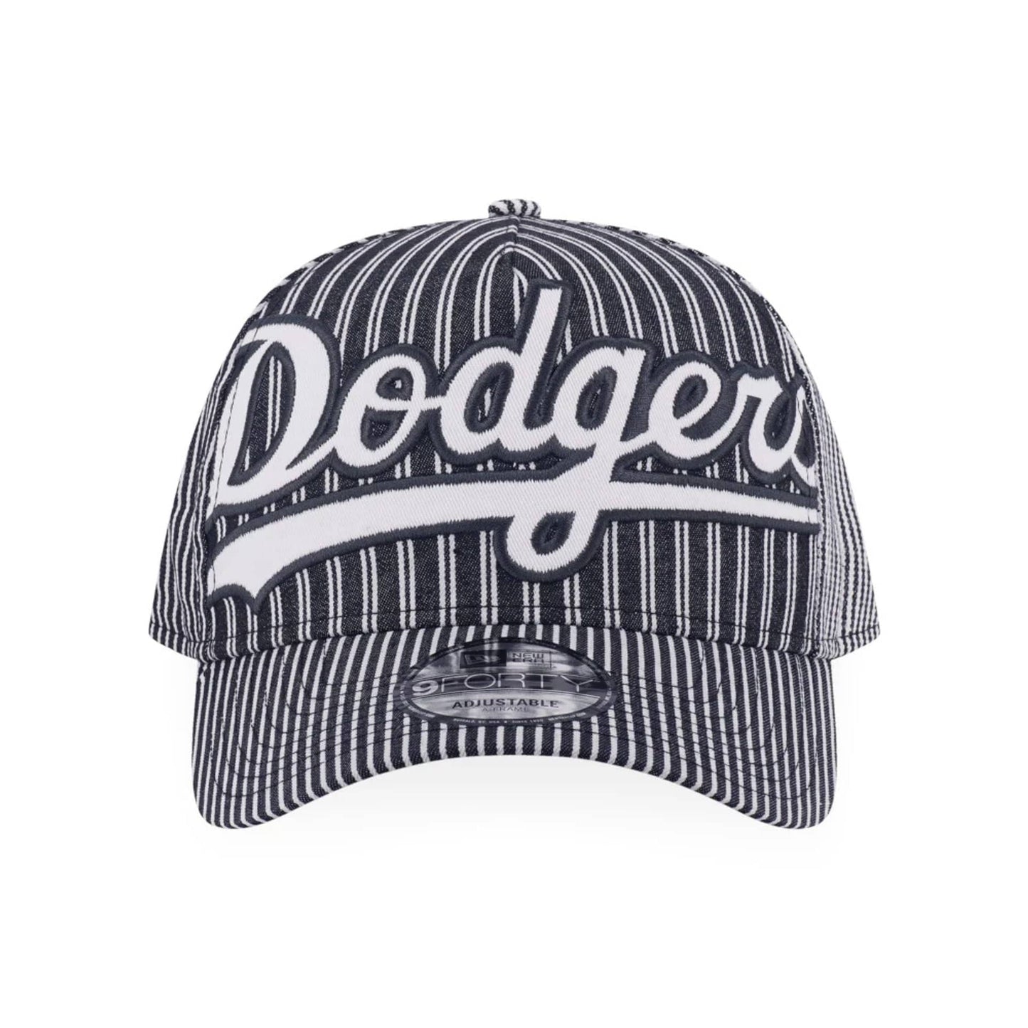 This is a LA Dodgers MLB Patchwork Grey 9FORTY A-Frame Adjustable Cap 2