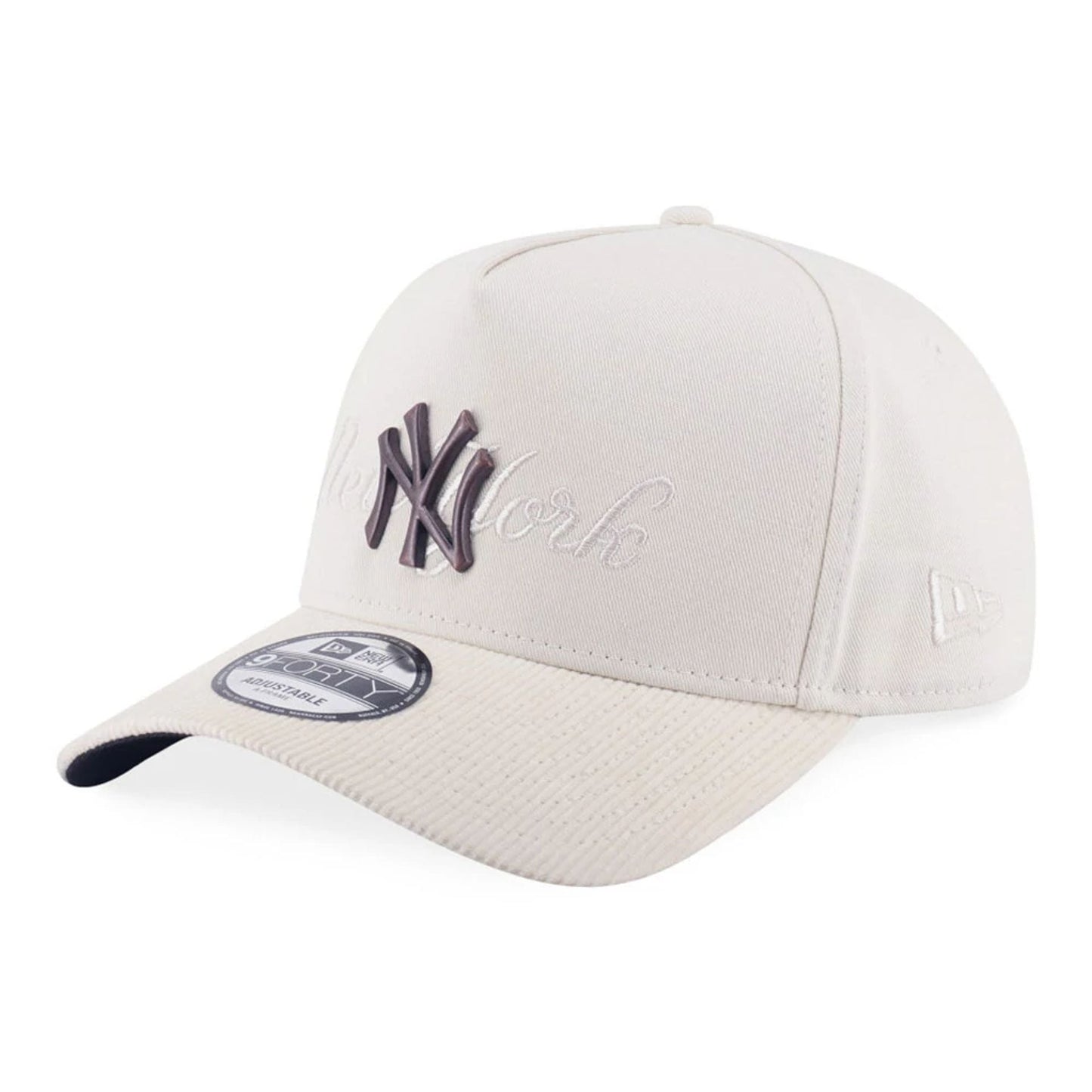 New York Yankees MLB Metal Copper White 9FORTY A-Frame Adjustable Cap 1