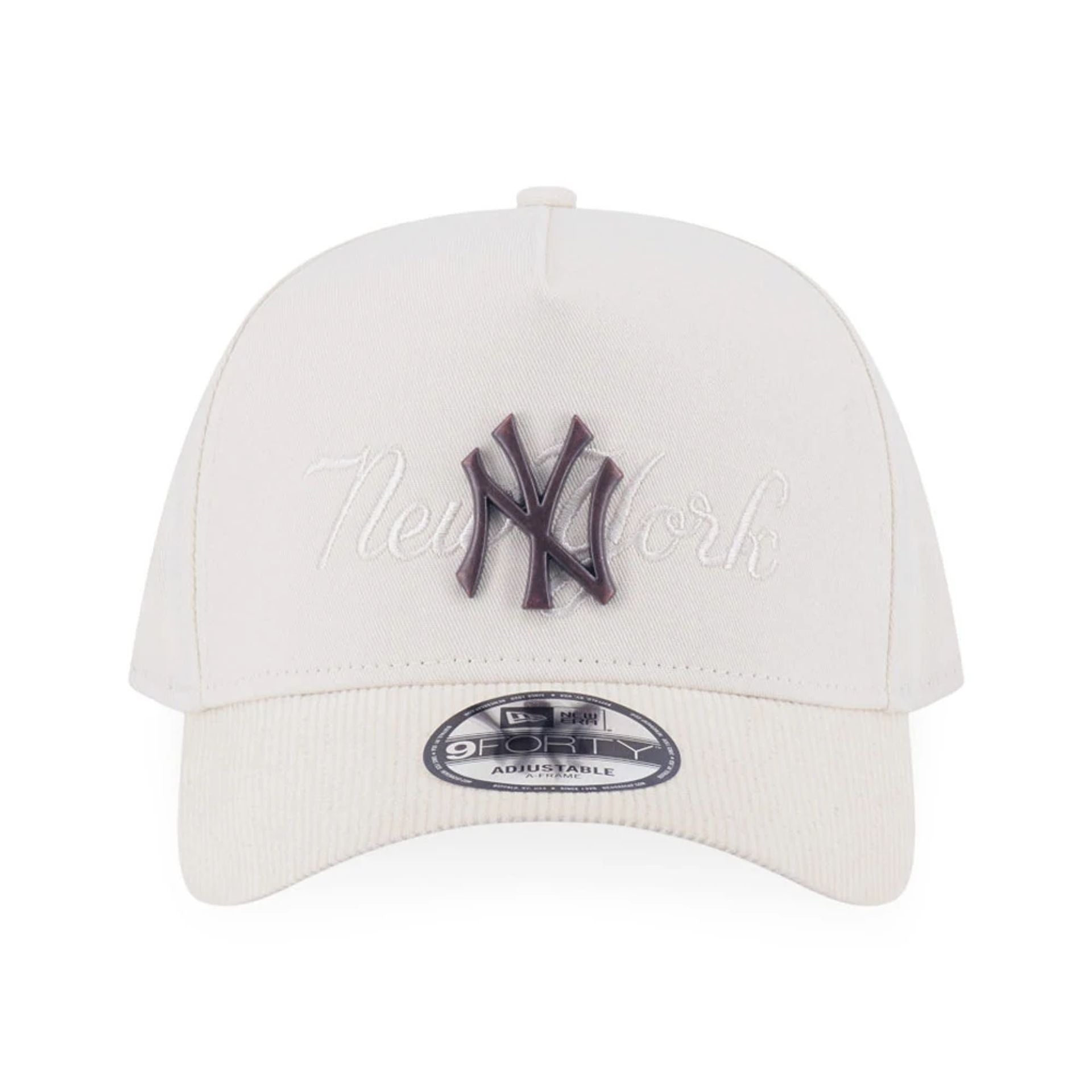 New York Yankees MLB Metal Copper White 9FORTY A-Frame Adjustable Cap 4
