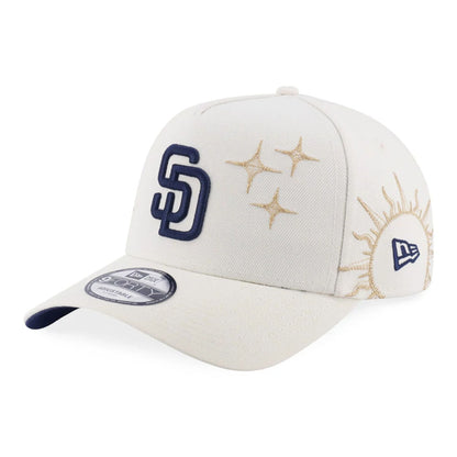 San Diego Padres MLB Cosmic Craft White 9FORTY A-Frame Adjustable Cap 1