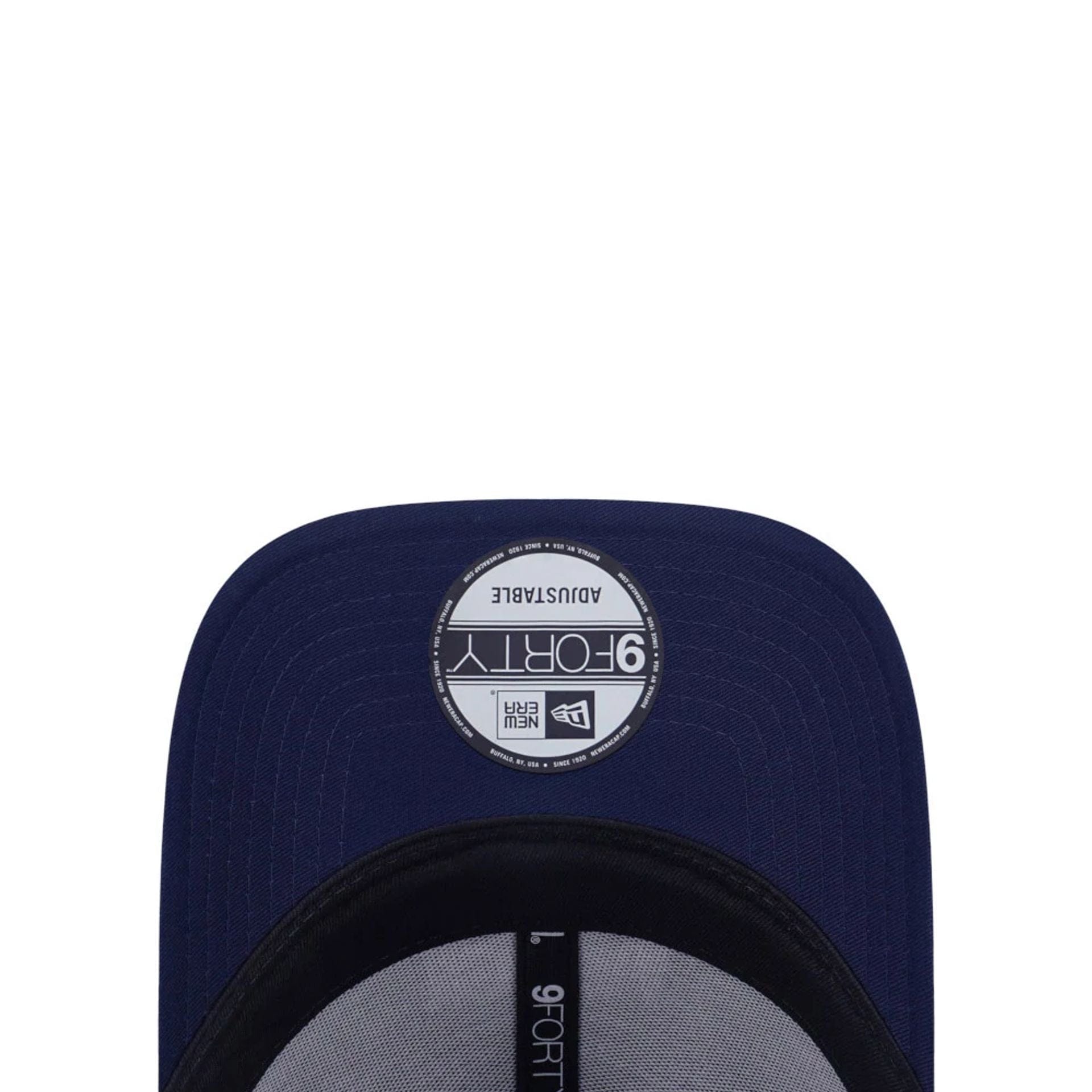 This is a New Era Street Swing Dark Blue 9FORTY Adjustable Cap 4
