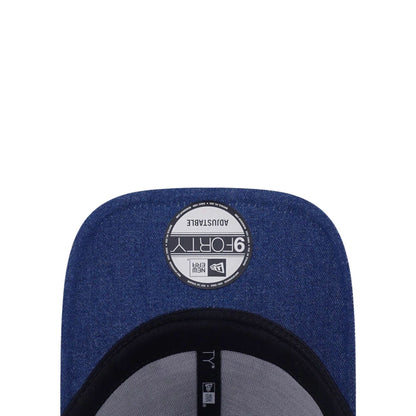 This is a New Era Street Swing Dark Blue 9FORTY Adjustable Cap 5