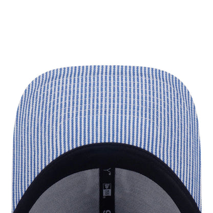 This is a New York Yankees MLB Patchwork Dark Blue 9FORTY Adjustable Cap 4