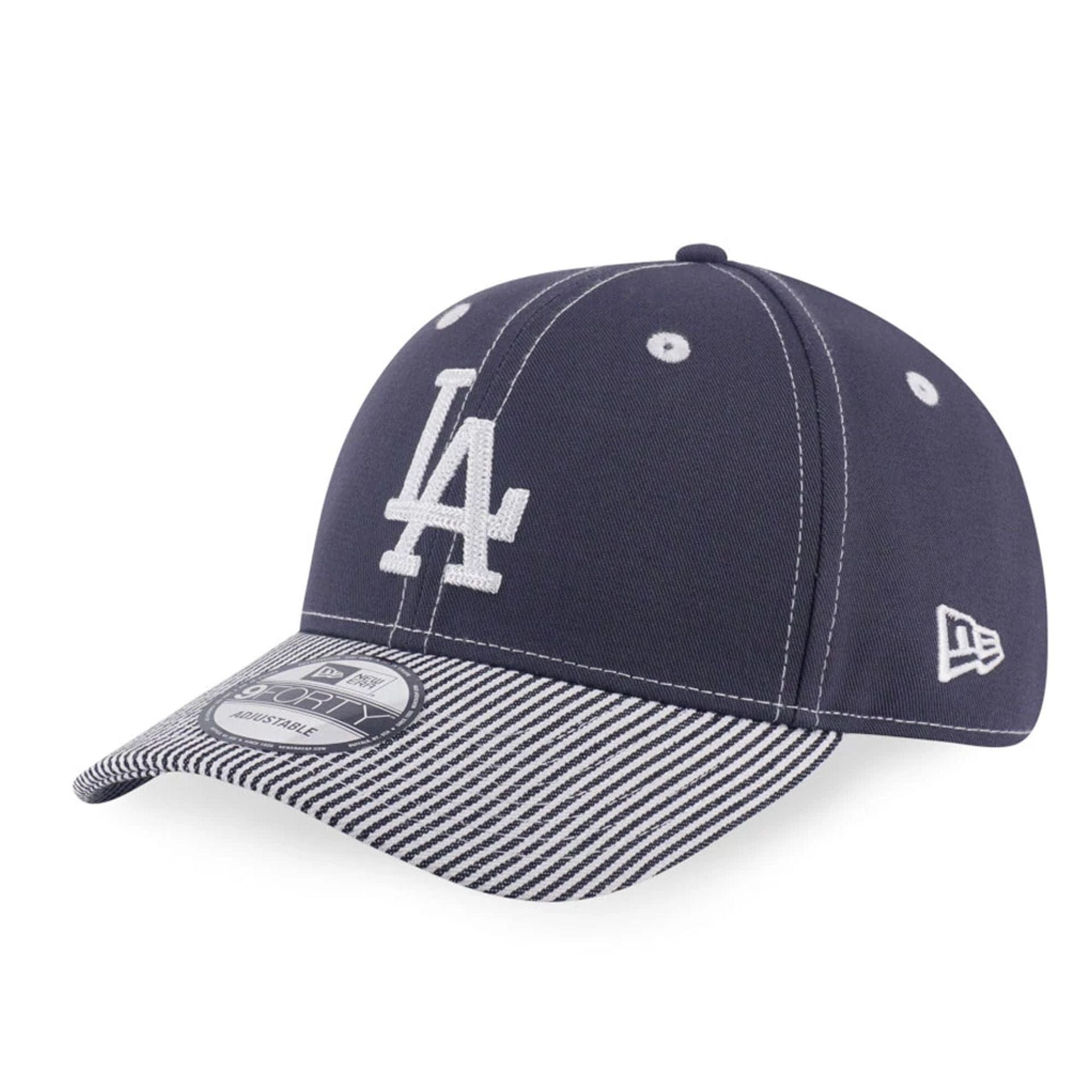 This is a LA Dodgers MLB Patchwork Dark Grey 9FORTY Adjustable Cap 1
