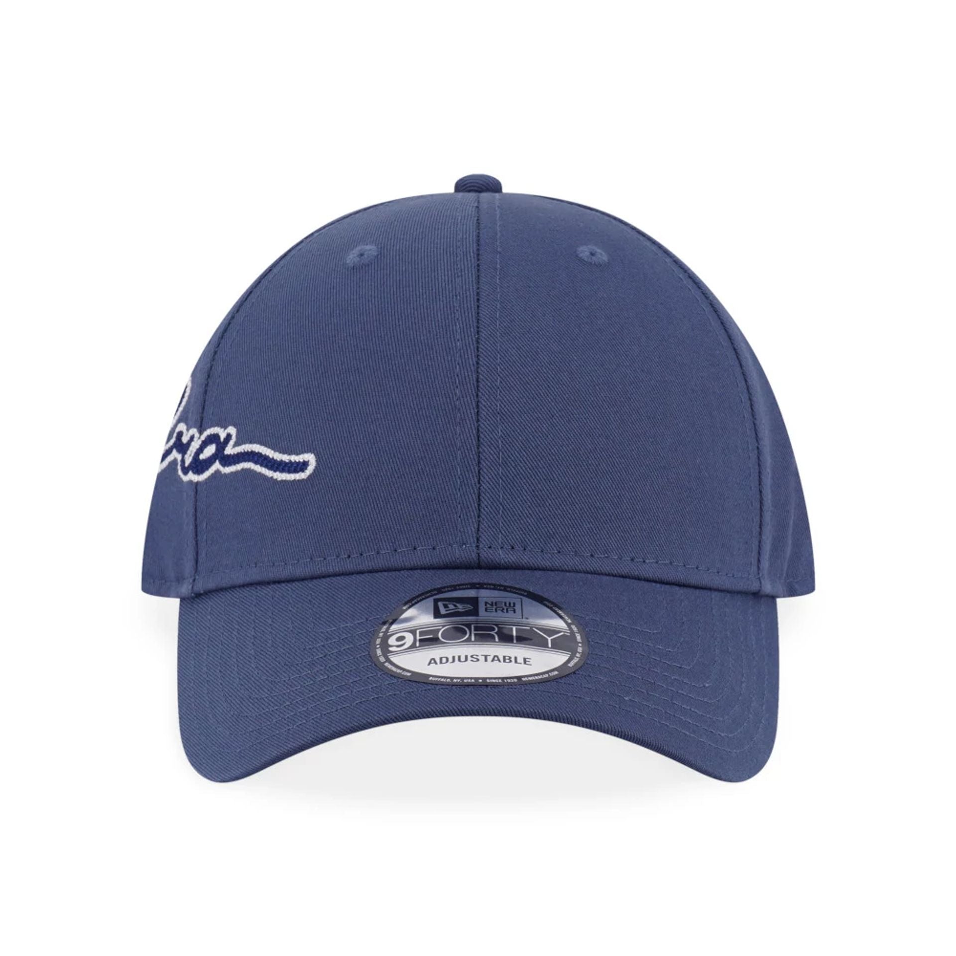 This is a New Era Basic Dark Blue 9FORTY Adjustable Cap 2