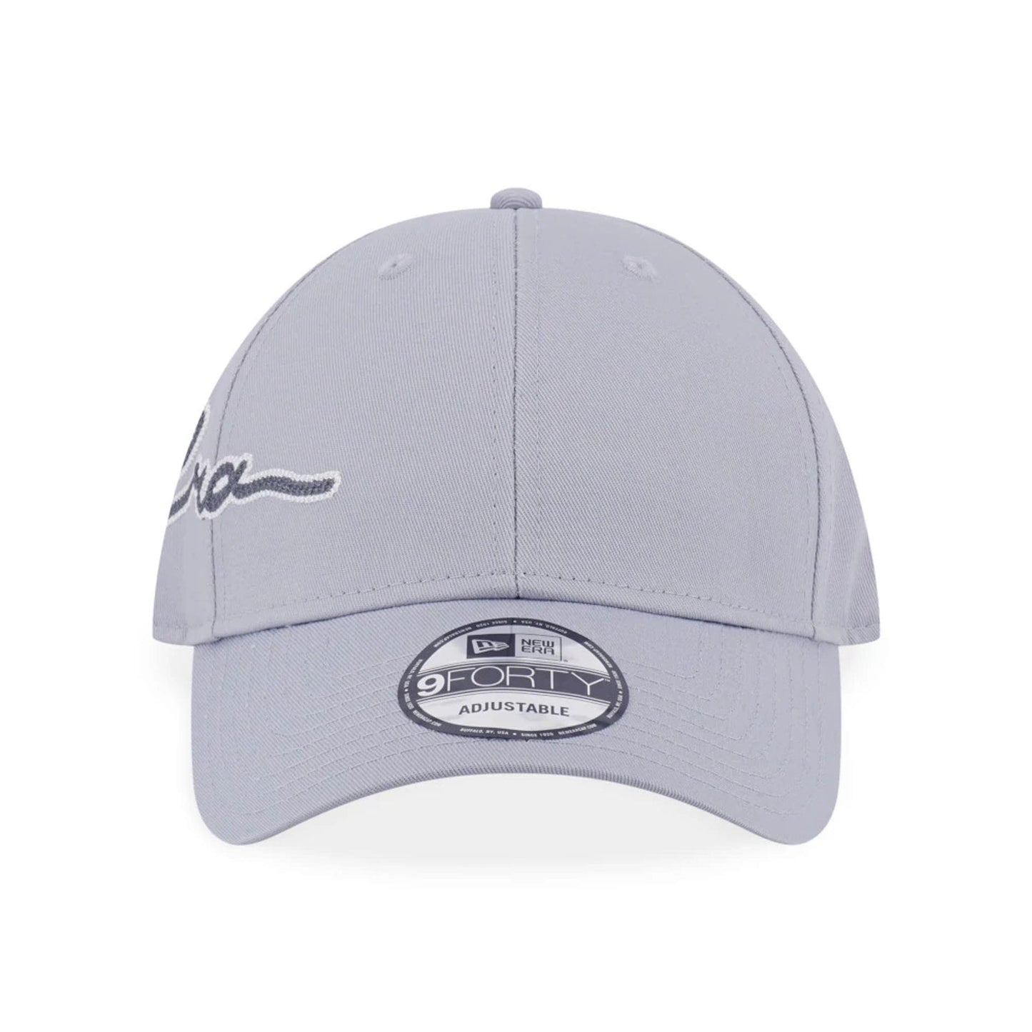 This is a New Era Basic Grey 9FORTY Adjustable Cap 2