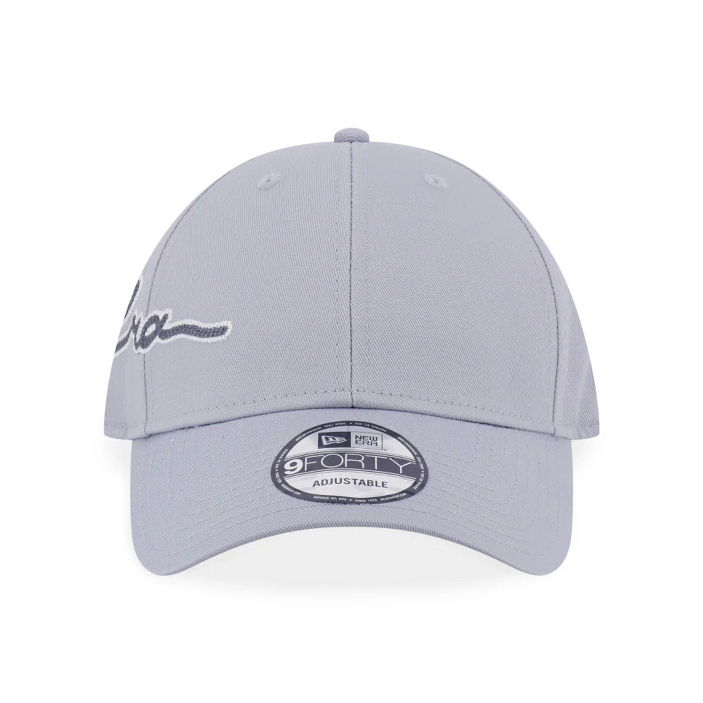 This is a New Era Basic Grey 9FORTY Adjustable Cap 2