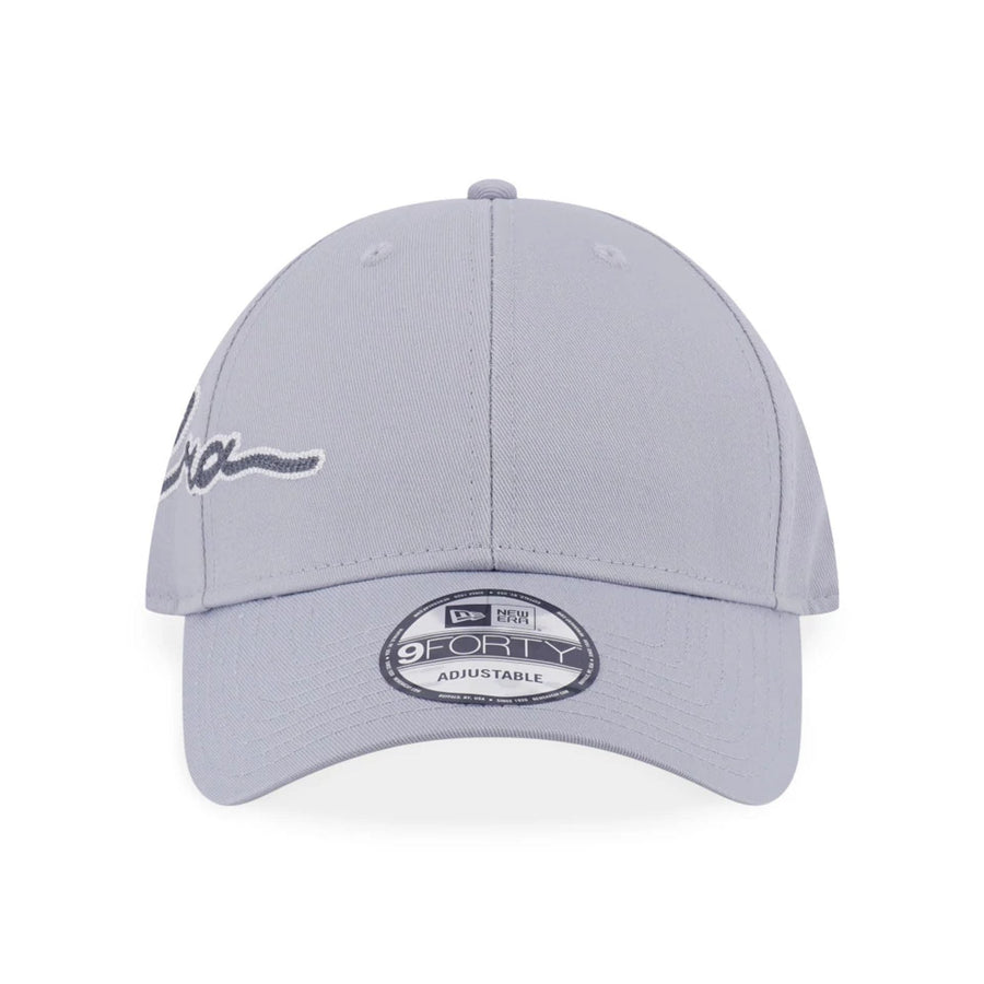 This is a New Era Basic Grey 9FORTY Adjustable Cap 2