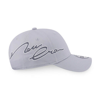 This is a New Era Basic Grey 9FORTY Adjustable Cap 4