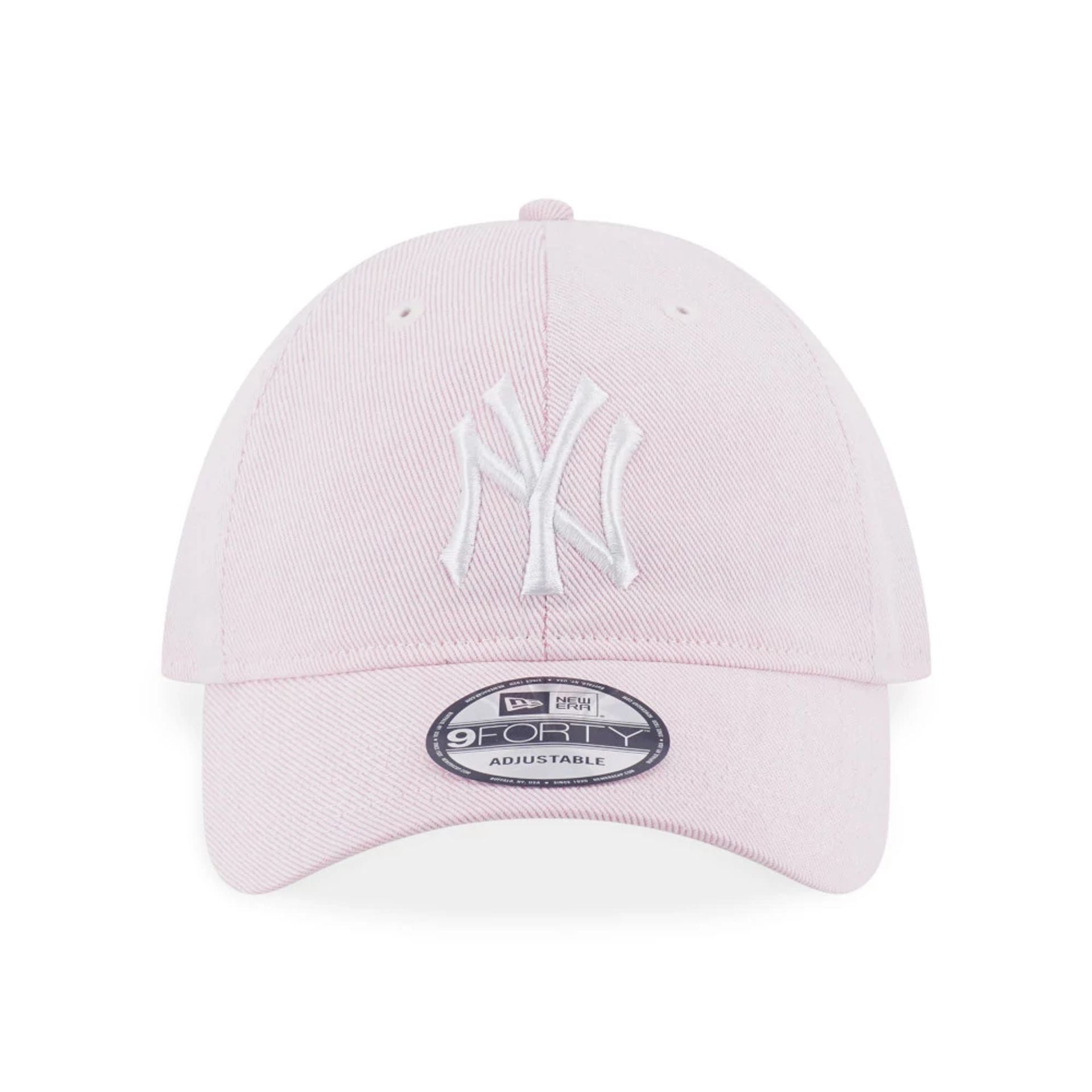This is a New York Yankees MLB Pastel Pink 9FORTY Adjustable Cap 2