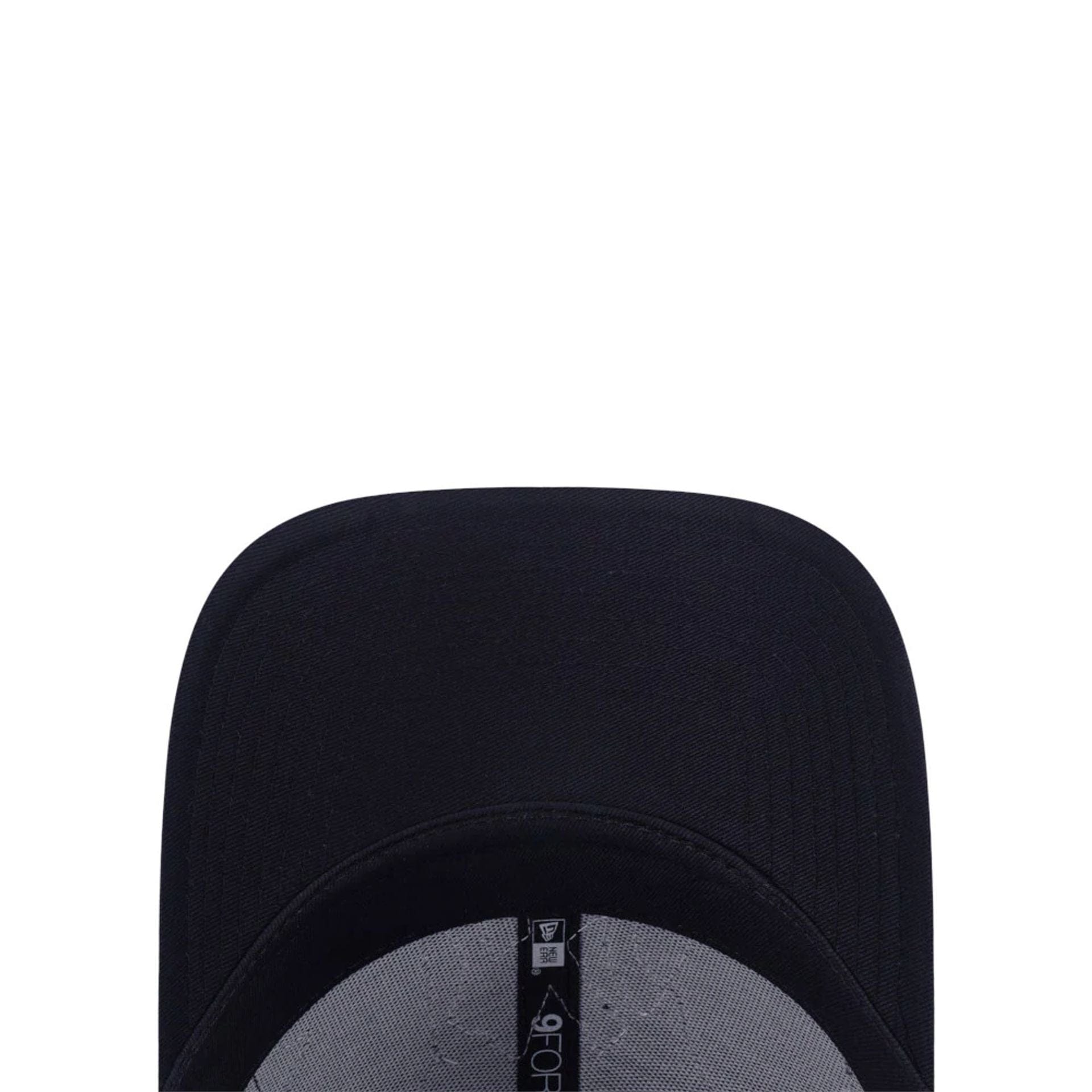 This is a New York Yankees MLB League Patch Black 9FORTY Adjustable Cap 5