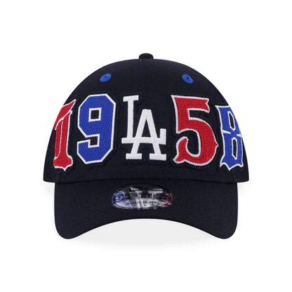 This is a LA Dodgers MLB League Patch Black 9FORTY Adjustable Cap 2