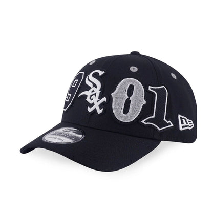 This is a Chicago White Sox MLB League Patch Black 9FORTY Adjustable Cap 1