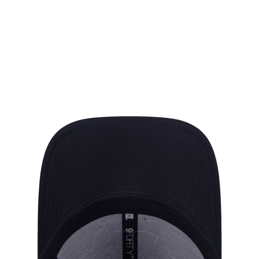 This is a Chicago Bulls NBA League Patch Black 9FORTY Adjustable Cap 5