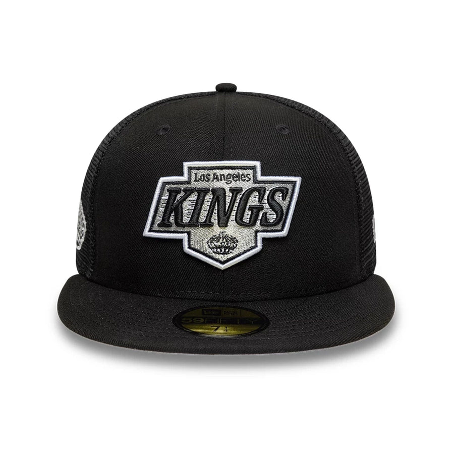 This is a LA Kings NHL Street Culture Black 59FIFTY Fitted Cap 3