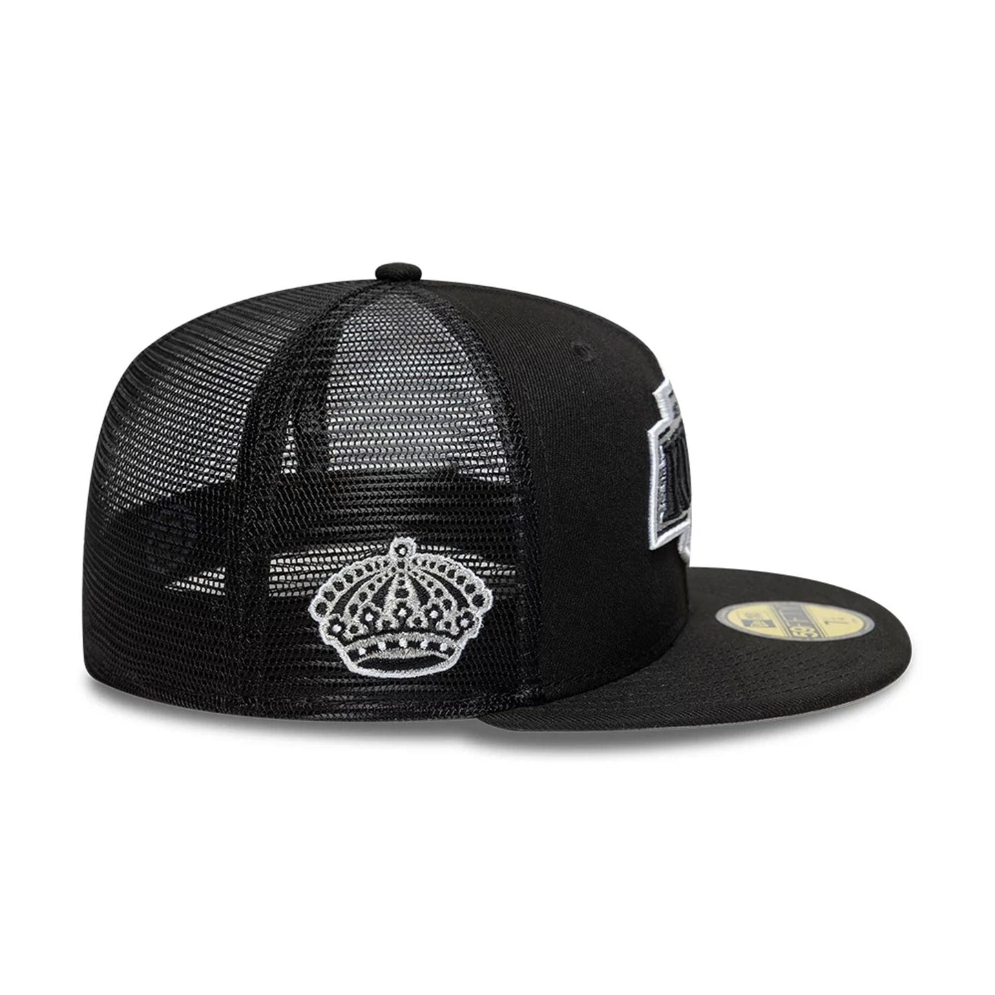This is a LA Kings NHL Street Culture Black 59FIFTY Fitted Cap 6