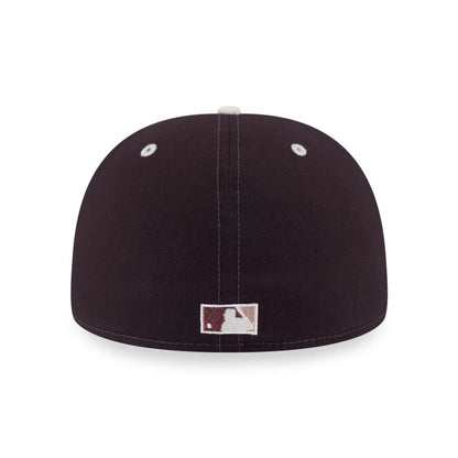 This is a Seattle Mariners MLB Iced Latte Dark Brown 59FIFTY Fitted Cap 4