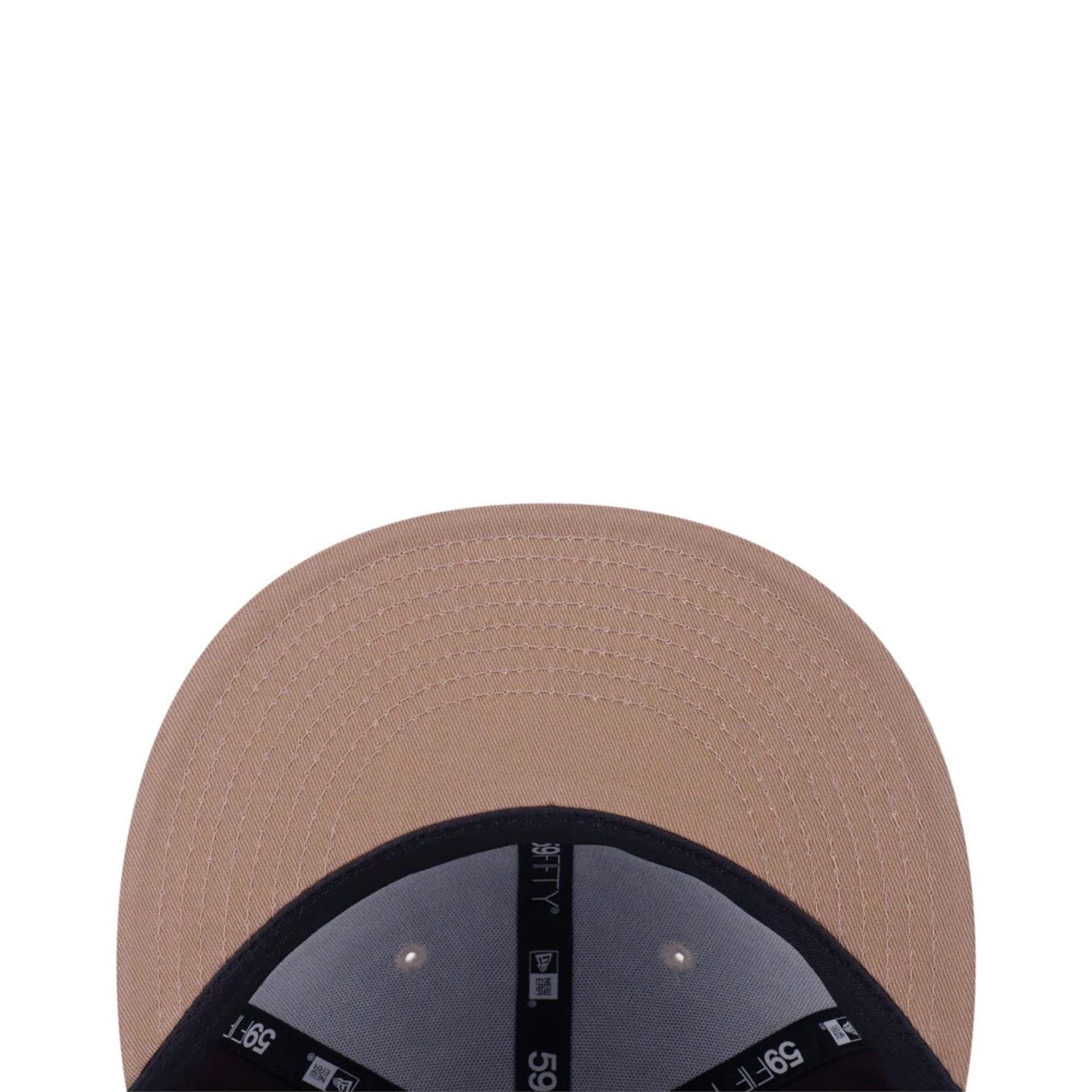 This is a Seattle Mariners MLB Iced Latte Dark Brown 59FIFTY Fitted Cap 5