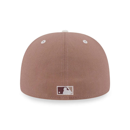 This is a San Diego Padres MLB Iced Latte Beige 59FIFTY Fitted Cap 4