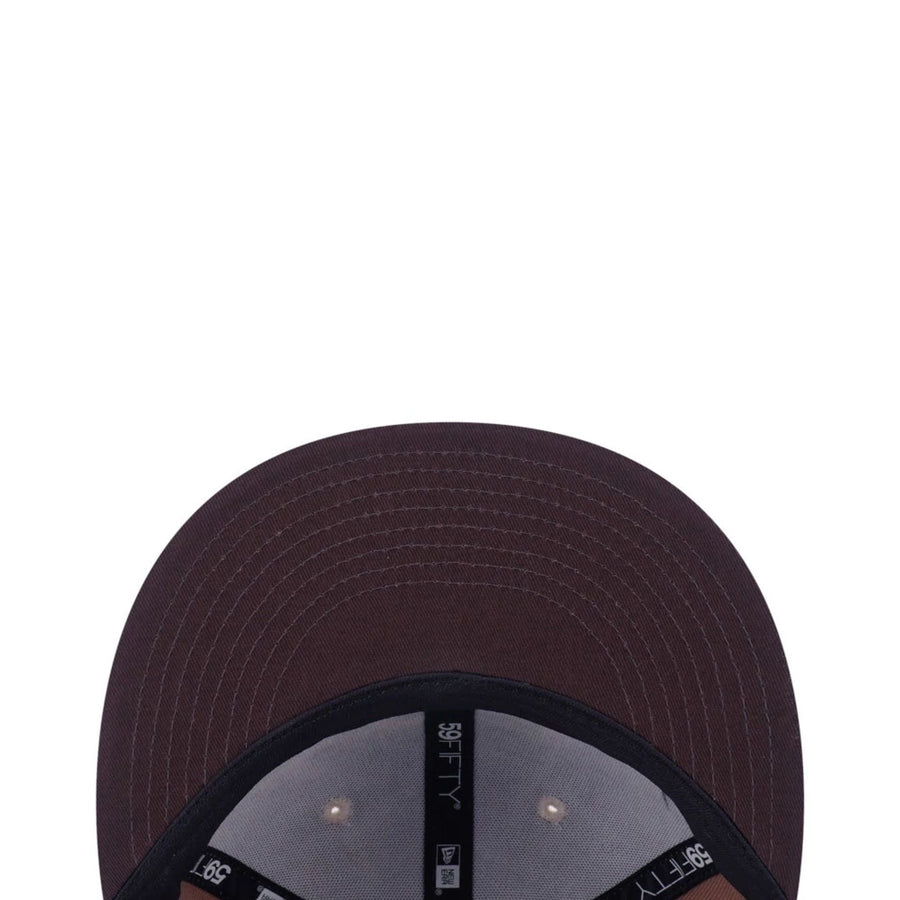 This is a San Diego Padres MLB Iced Latte Beige 59FIFTY Fitted Cap 5
