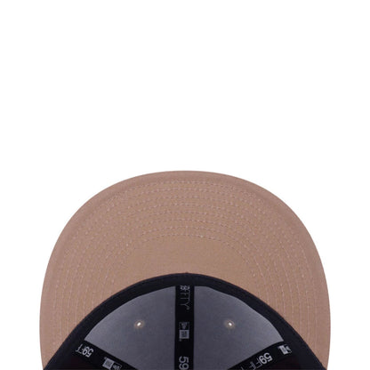 This is a New York Yankees MLB Iced Latte Dark Brown 59FIFTY Fitted Cap 5